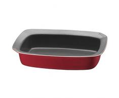 Kaiser Inspiration de Cuisson et Plat Ã gratin, CÃ©ramique, revÃªtement Anti-adhÃ©sif, rÃ©siste Ã la Chaleur, Micro-Ondes Lave-Vaisselle, empilable, 26,5Â x 18Â x 6Â cm, Rouge, 26,5Â x 18Â x 5,5Â cm
