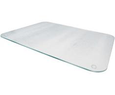 Tuftop Ultimate Kitchen Boards Planche à découper en Verre givré Transparent