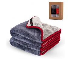 Rapidi Auto Chiffon microfibre pour lentretien professionnel de la voiture - Chiffon de polissage doux et absorbant - Doux sur la peinture