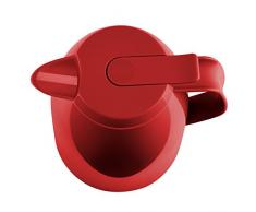 Emsa Pichet Isotherme, 1,5 Litres, Fermeture Quick Press, 100% Hermétique, Rouge Brillant, Mambo, 517011