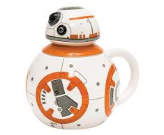 Joy Toy 21648 CÃ©ramique Tasse 3D BB-8 320ml avec Couvercle, Multicolore, 26 x 15 x 15 cm