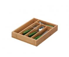 Zeller 2057762 Bamboo Range-Couverts Modulable Multicolore 34 x 26 x 5 cm