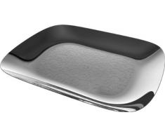 Alessi Dressed Plateau Rectangulaire Inox/Brillant Poli/Décor En Relief/Lxb 45X34 Cm