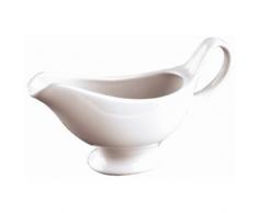 Olympia u831 Whiteware Saucière, blanc (Lot de 6)