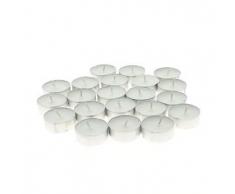 Générique - Lot de 50 bougies chauffe plat blanc