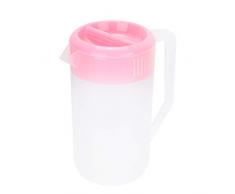 UPKOCH 2400 Ml Grand Pichet en Plastique avec Couvercle Résistant Aux Températures Élevées Mélange Boissons Eau Cruche Eau Froide Bouilloire Jus Pot Glace Thé Bouilloire avec Échelle