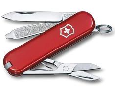Couteau de poche Victorinox Classic (7 fonctions, lime à ongles, ciseaux) rouge