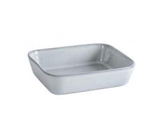 ProCook - Petit Plat à Four Rectangulaire - Plat de Cuisson Grès - 21cm x 17cm - Gris - Glaçure Réactive