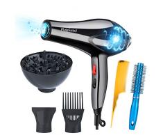 PluieSoleil Sèche Cheveux Professionnel 3000W, Puissant Sèche-Cheveux Ionique, Puissant AC Moteur 3 Niveaux de Températures et 2 Vitesses pour Salon Maison