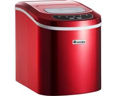 TecTake Machine à glaçons Appareil de préparation de Glace - diverses Couleurs au Choix - (Rouge | no. 400475)