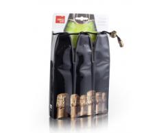 Vacu Vin 38854606 Active Cooler Refroidisseur de Champagne Motif Bouteille Nylon Multicolore 18 x 12 x 12 cm