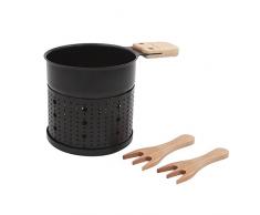 COOKUT- Lumi Choco 2 - Fondue Chocolat à la Bougie - Préparez Un délicieux Dessert épatant en Moins de 5 Minutes - 1 Appareil pour 3 Personnes - Une Fondue au Chocolat sans électricité