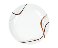 Assiette calotte 22 cm Mimosa en porcelaine