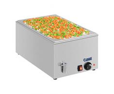 Royal Catering Bain-Marie Sans Bac RCBM-1/1-150A (56x33,5x24,5cm, 1.200W, robinet de vidange, réglable 50°C - 95 °C)