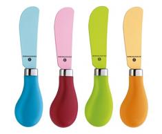 Zassenhaus 071559 Couteaux à beurre, 13 cm, 4 pièces, Multicolore