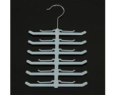 Sanwood arête de poisson antidérapant Porte Cravates, cravate, support de ceinture, Cintre, Chaussettes Organiseur