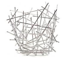 A di Alessi FC03 Blow Up Corbeille à fruits en acier inoxydable 18/10