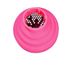 Frcolor Silicone pliable cheveux sèche-cheveux diffuseur (rose)