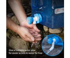 Oshidede Bidon d'eau Portable Seau Distributeur d'eau Gourde & Réservoir d'eau pour Stockage d'eau 19 l -
