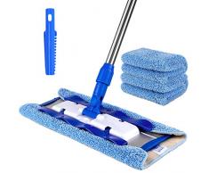 Mr siga professionnel Balai en microfibre (Chiffon en microfibre inclus 3Ã‚ recharges et 1Ã‚ Mass Ãƒ enlever la saletÃƒ©), Pad Taille?: 42Ã‚ cm x23Ã‚ cm by MR. SIGA