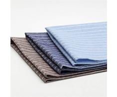 Hengxingwf Articles ménagers de Cuisine Simple Chiffon Serviette de Table Set de Table Isolation Pad, Bleu Clair, As Description