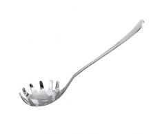 Kylewo Cuillère à Spaghetti, cuillère à pâtes en Acier Inoxydable 304 Serveur à Spaghetti Louche à pâtes, cuillère à pâtes avec Finition de Surface Premium dans Un Aspect satiné