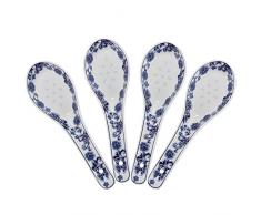 Porlien Cuillère à soupe chinoise 12,7 cm noir foncé