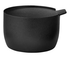Stelton 422 sucrier, Acier, Noir, 8,5 x 8,5 x 8,5 cm