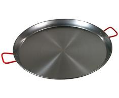 BCSA 10080 Plat à Paëlla Acier Poli Acier 80 cm