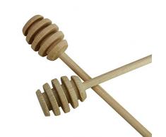 K&G GP10357 Lot de 2 cuillères à miel en bois 17 cm