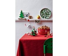 Alessi AMGI56 W Bol à Fruits Secs Porcelaine Décorée Blanc