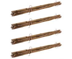 Baguettes en bambou, cannes de plantes en bambou 120 cm, couleur naturelle | différentes longueurs