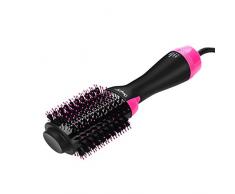 Brosse Soufflante,Brosse Sèche-cheveux,1000W Brush/Peigne Lissante Chauffante Ionique- Peut Faire les Cheveux Bouclés/Lissés