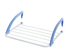 Gimi Airy Étendoir pour radiateur en acier et résine, 3 m d'étendage