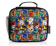 LEGO Lunch Box Enfant Ninjago, Sac Repas Isotherme pour Goûter, Déjeuner, Sorties Scolaires, Lunch Box, Mini Glacière Souple, Produit Officiel, Idée Cadeau Enfant