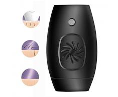 Cvbndfe Épilateur Lumière Pulsée, IPL Épilation Définitive sans Douleur, 2 Modes et 600,000 Impulsions Lumineuses, Conception Câblée,Noir