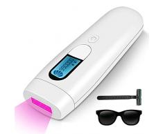 Epilateur à Lumière Pulsée, 2NLF IPL Appareil dEpilation Definitive Professionnel, 2 modes avec LCD 900000 Pulsations Professionnel Permanent pour hommes femmes Corps/Visage/Maillot/Aisselles