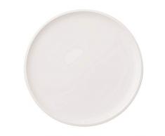 Villeroy & Boch - Assiette à Pizza Artesano Original, Grande Assiette au Bord Surélevé en Porcelaine Premium Blanche, Compatible Lave-Vaisselle, 32 cm