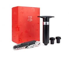 Peugeot Les Instruments du Sommelier Coffret Tire-Bouchon clavelin + Pompe à Vide Epivac, Noir (200718)