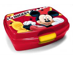 Sar Licensing Boîte à goûter Mickey de Disney, 16,5 x 14 x H. 6,5 cm