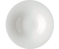 Alessi Ti05/2 Ku Assiette Creuse en Porcelaine Blanche, Set de 4 PiÃ¨ces