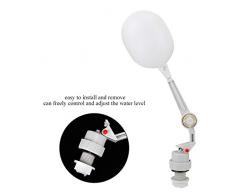 HEEPDD 2pcs en Plastique Flotteur Robinet à tournant sphérique réservoir Robinet à Flotteur pour Cheval bovins Remplissage Automatique réservoir d'eau réservoir Eau de Poulet Seau g1 / 2 Tube