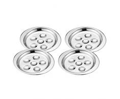 PETSOLA 4 Pcs Escargot Assiette Plateau Champignon Escargot