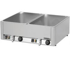 Casselin CBMDV - Double Bain-Marie GN 1/1 avec 2 robinets de vidange