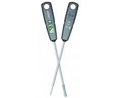 Leifheit Thermomètre de cuisine universel digital, sonde alimentaire jusquà 0,1°C de précision, thermomètre digital compact, ustensiles de cuisine