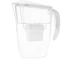 AmazonBasics Carafe filtrante 2,4Â L, blanche