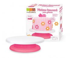 Scrapcooking 5204 Plateau Tournant PP apte Multicolore 28 x 28 x 7 cm