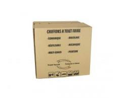 ESSUYAGE TEXTILE COTON CHIFFON JERSEY CLAIR - CARTON DE 5 KG