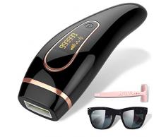 Épilateur Lumière Pulsée IPL Permanentes 999,999 Flashs, Appareil dépilation à la maison pour le corps entier du visage pour femmes hommes