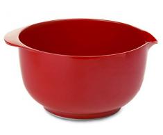 Rosti Mepal Margrethe Bol de préparation (cul de poule) mélamine système anti-dérapant 4 L Rouge Luna